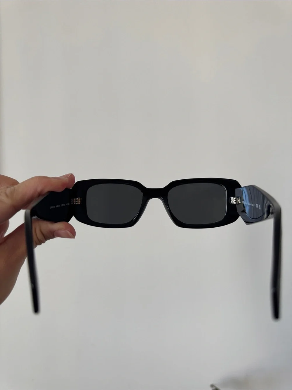 PRADA PR 17W Black Frame Sunglasses Unisex
